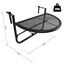 Mesa colgante de balcón Outsunny para gatos color Negro, , large indicador imagen numero 3
