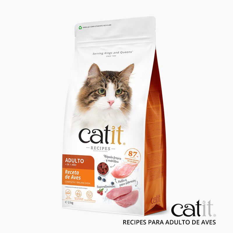 Catit Recipes Adult Aves Pienso para gatos thumbnail
