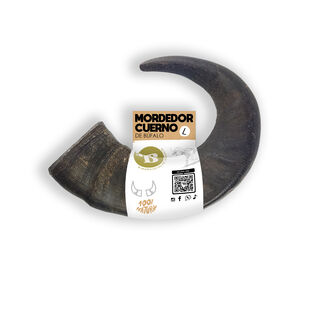 BIMORDISCOS Cuerno de búfalo para perros Pack 2