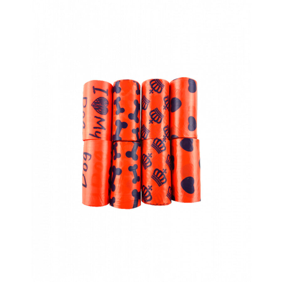 Nova Clean Bolsas Rojas para heces de perros &ndash; Pack 8, , large Imagen numero 1