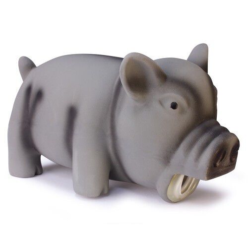 Cerdo l&aacute;tex para perros color Gris, , large Imagen numero 1