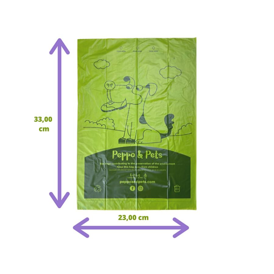 Peppo &amp; Pets Bolsas Biobasadas Lavanda para perros thumbnail