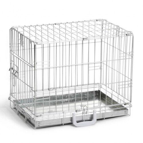 Jaula galvanizada para perros color Plateado, , large Imagen numero 2