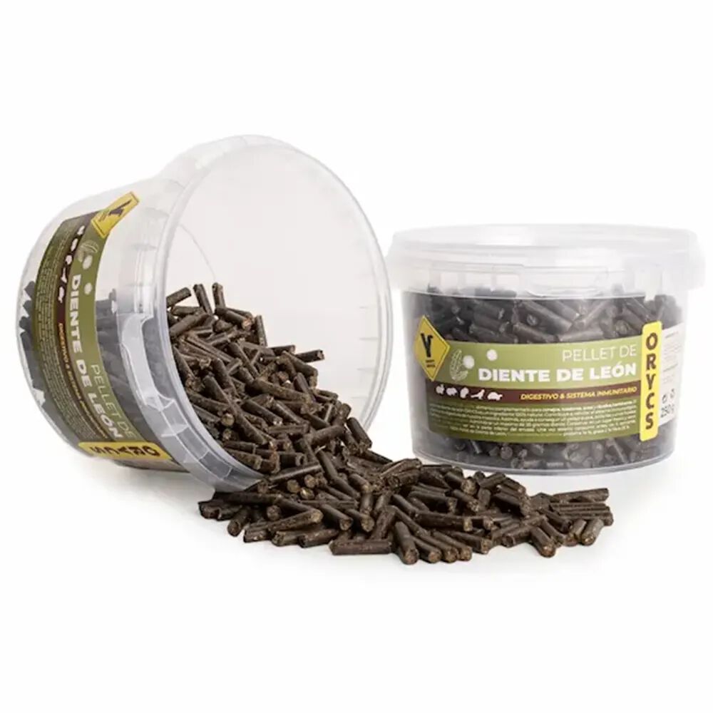 Snack Pellet de Diente de Le&oacute;n ORYCS alimento complementario para conejos, roedores, aves y reptiles herb&iacute;voros 400 g, , large Imagen numero 1