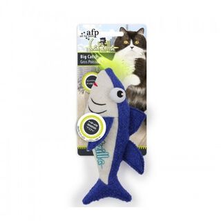 All for paws peluche catzilla tiburón para gatos
