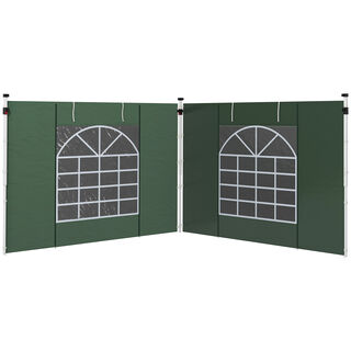 Outsunny Paredes para Carpa Verde
