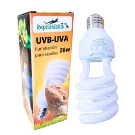 ReptilH&aacute;bitat Bombilla Compacta UVB para terrarios
