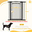 PawHut Barrera para Perros Negro, , large indicador imagen numero 3