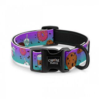 CaponeTheDog  Correa estampada con regulador de metal para perros