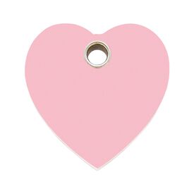 Red Dingo Placa identificativa Plastico Corazón para perros