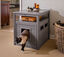 Arenero para Gatos YAKARTA - Estético y Decorativo - 4 Colores Disponibles - Fabricado en ECOTEX (Gris), , large indicador imagen numero 2