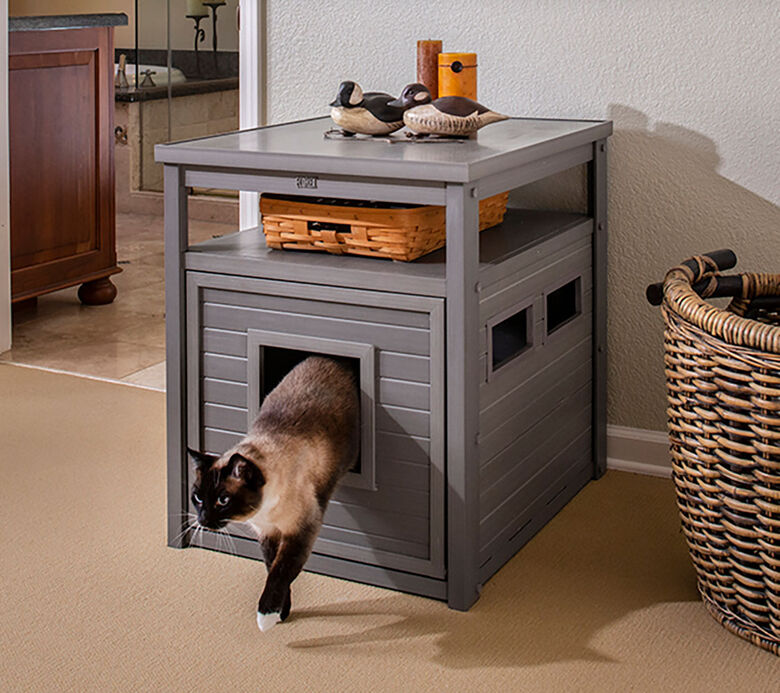 FINCA CASAREJO mueble Arenero YAKARTA gris para Gatos thumbnail