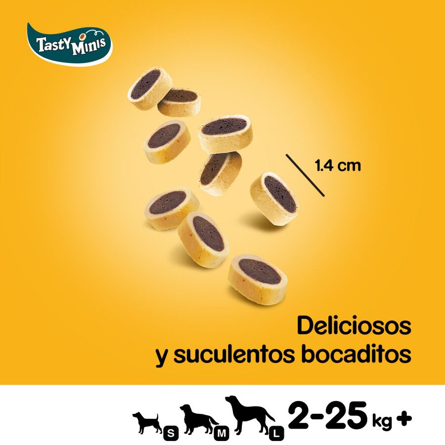 Pedigree Tasty Mini Snacks Sabor Queso y Buey para Perros thumbnail