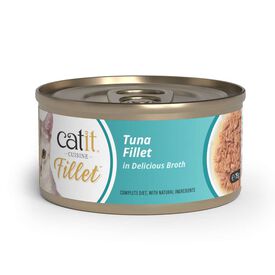 Catit Cuisine Fillet At&uacute;n en Caldo, 75g
