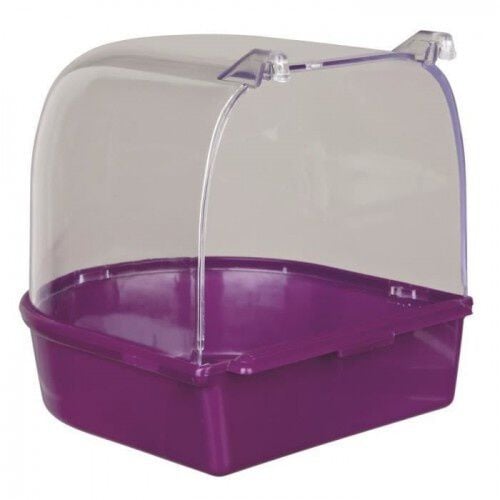 Trixie bañera semicircular de plástico multicolor para pájaros thumbnail