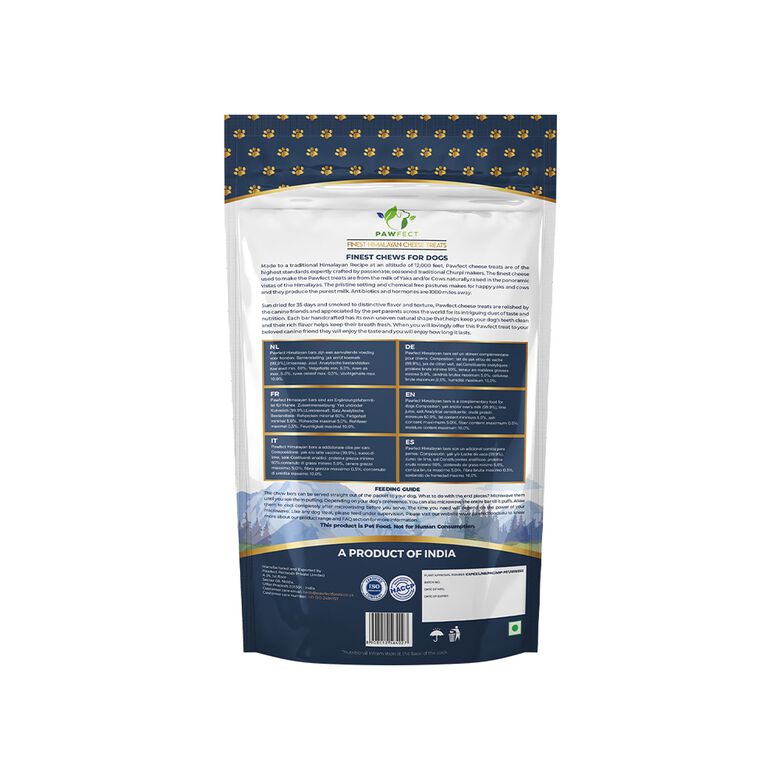Pawfect Masticables dentales de queso del Himalaya para perros de tamaño mediano thumbnail