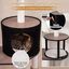 COSTWAY 155 cm &Aacute;rbol Rascador para Gatos con Postes Rascadores y Rampa | Torre de Juegos Multinivel con Casita, Percha Mullida, Plataformas y Juguete Colgante, Centro de Actividades para Gatitos, , large indicador imagen numero 4