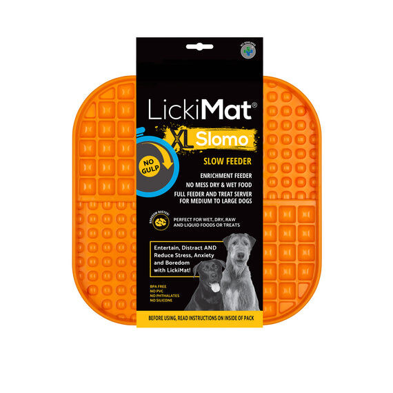Comedero LickiMat Slomo Naranja para perro, , large Imagen numero 2