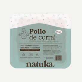 Natuka Snack Natural Menú Cocinado Pollo Corral para perros