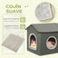 PawHut Casa para Gatos Gris, , large indicador imagen numero 4