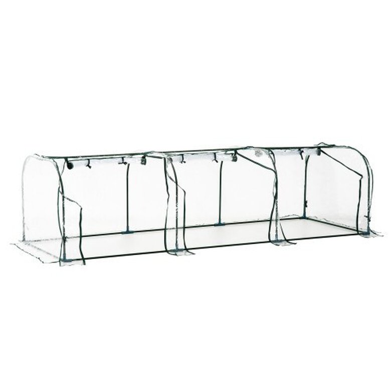 Caseta invernadero Outsunny para plantas color Transparente, , large image number null