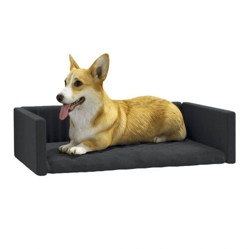Vidaxl cama de maletero negro para perros, , large Imagen numero 10