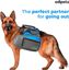 Edipets correa extensible con sistema de frenado azul para perros, , large indicador imagen numero 4