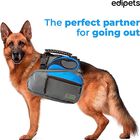 Edipets correa extensible con sistema de frenado azul para perros, , large image number null
