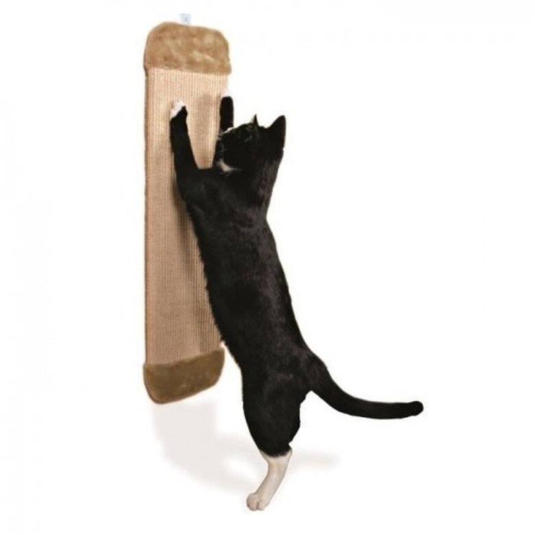 Trixie tabla de rascado xl con felpa marrón para gatos, , large image number null
