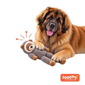Tootoy! Comfort Mapache Gigante Peluche para perros