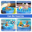 Nobleza Piscina Perros Ba&ntilde;era Plegable para Mascotas Piscina Resistente y Estable PVC Antideslizante Adecuado para Interior Exterior al Aire Azul 80 * 20cm, , large indicador imagen numero 3