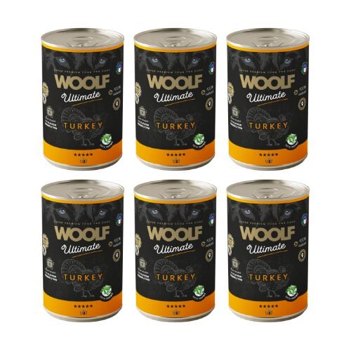 Woolf comida húmeda de pavo para perros thumbnail