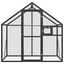 vidaXL Pajarera de aluminio gris antracita 179x100x185 m, , large indicador imagen numero 6