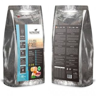 Nutricione Pienso Sin cereal de salmón y atún para perros