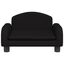 vidaXL Cama para perros de tela negra 50x40x30 cm, , large indicador imagen numero 3