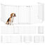PawHut Barrera para Mascotas Blanco, , large indicador imagen numero 1