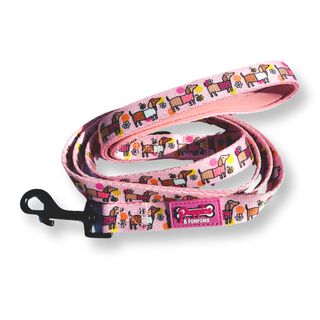 Puppies & Pom Poms Bee Happy Dachshunds Correa para perros