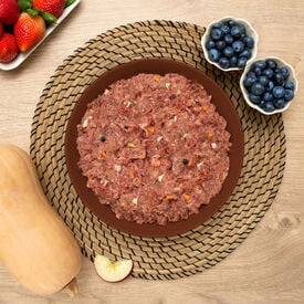 Natuka Comida Natural Men&uacute; Barf Conejo Cordero para perros