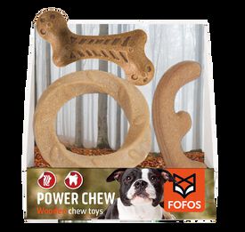 FOFOS | Set Mordedor de Madera (3 Piezas) S/M - Para Perro