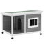 PawHut Caseta para Perros Gris, , large indicador imagen numero 1