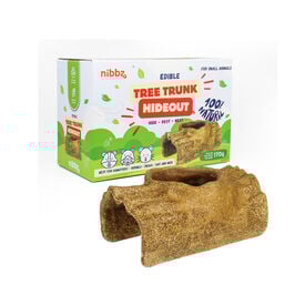 Nibbz Casa Escondite de  Arbol  Comestible complemento alimenticio para roedores