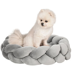 PawHut Cama Gris para Perros y Gatos
