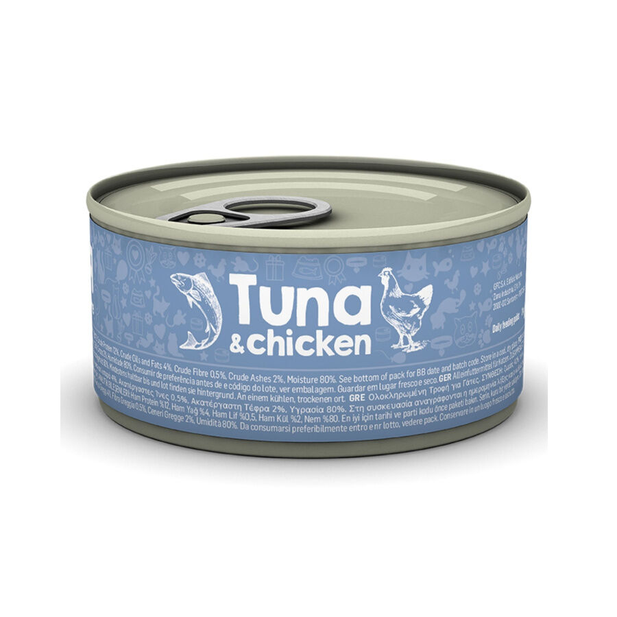 85 g Naturea At&uacute;n y Pollo lata para gatos, , large Imagen numero 1