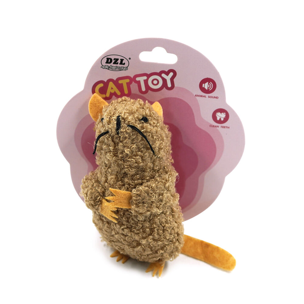 3 Rat&oacute;n peluche con sonido para gatos, , large Imagen numero 2