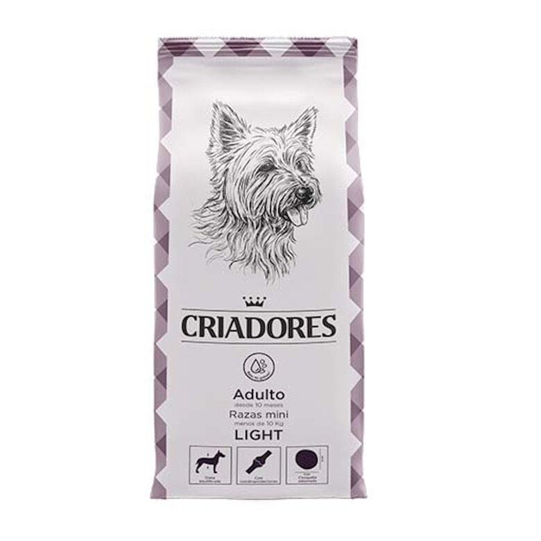 2 x 3 kg Criadores Adulto Light pienso para perros de raza mini ¡Pack ahorro!