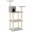 Vidaxl Rascador para gatos con postes de sisal gris claro, , large indicador imagen numero 1