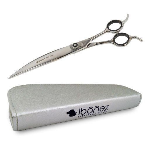 Ibañez Tijera peluquería profesional curva para perros thumbnail