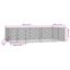 vidaXL Perrera de exterior acero galvanizado plateado 4x4x2 m, , large indicador imagen numero 19