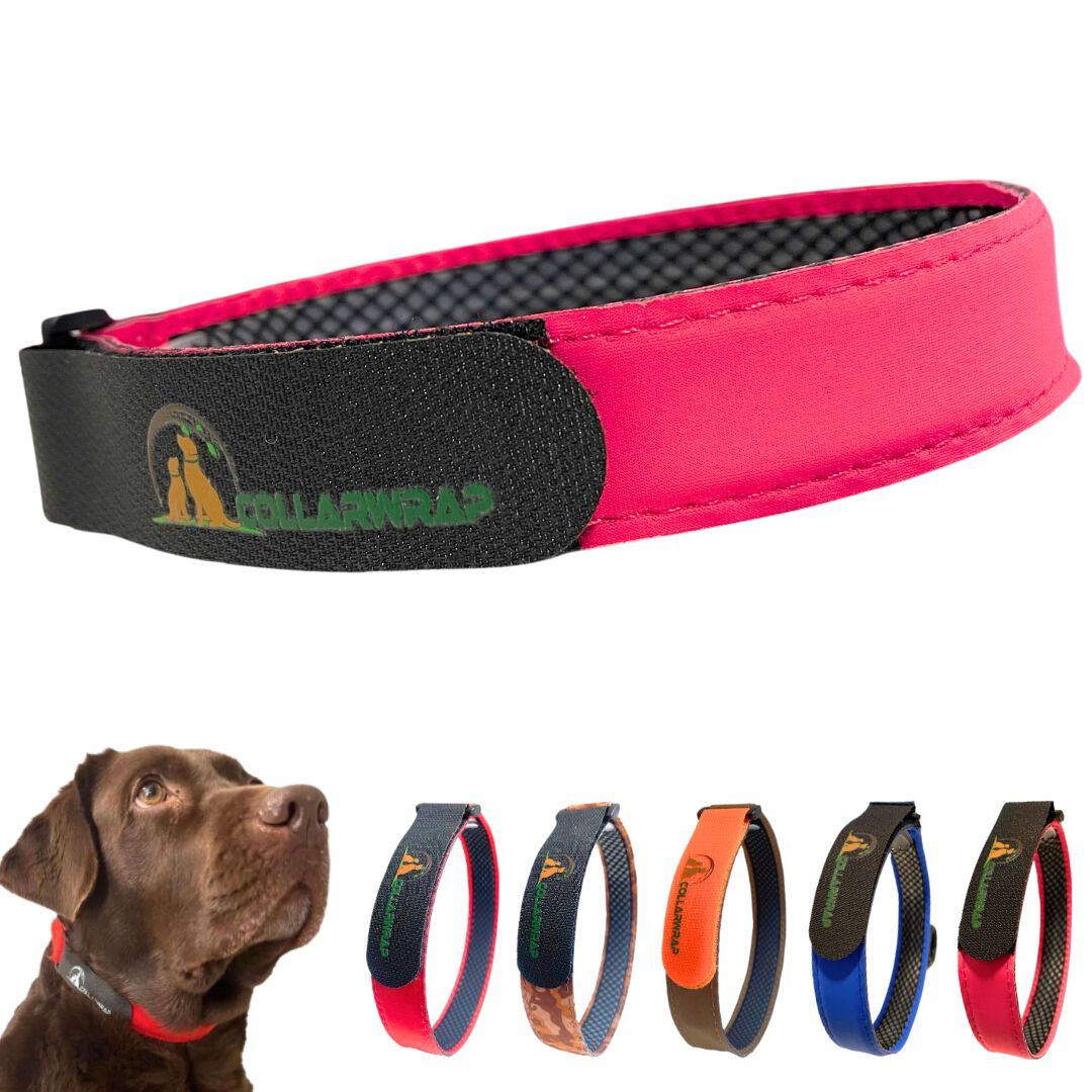 COLLARWRAP Funda Collar Antiparasitario Rosa para perros thumbnail
