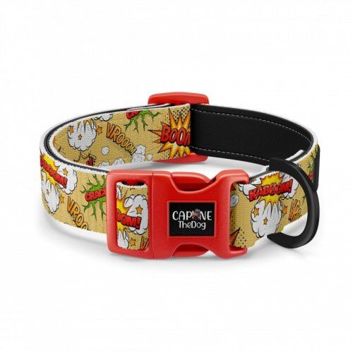 Collar regulable CaponeTheDog para perros estampado Comic, , large Imagen numero 1